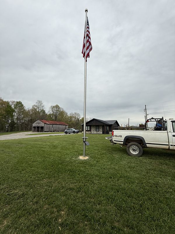 30 Foot Flag Pole - Stainless Steel Flag Pole 30 Foot Flag Pole - Stainless Steel Flag Pole