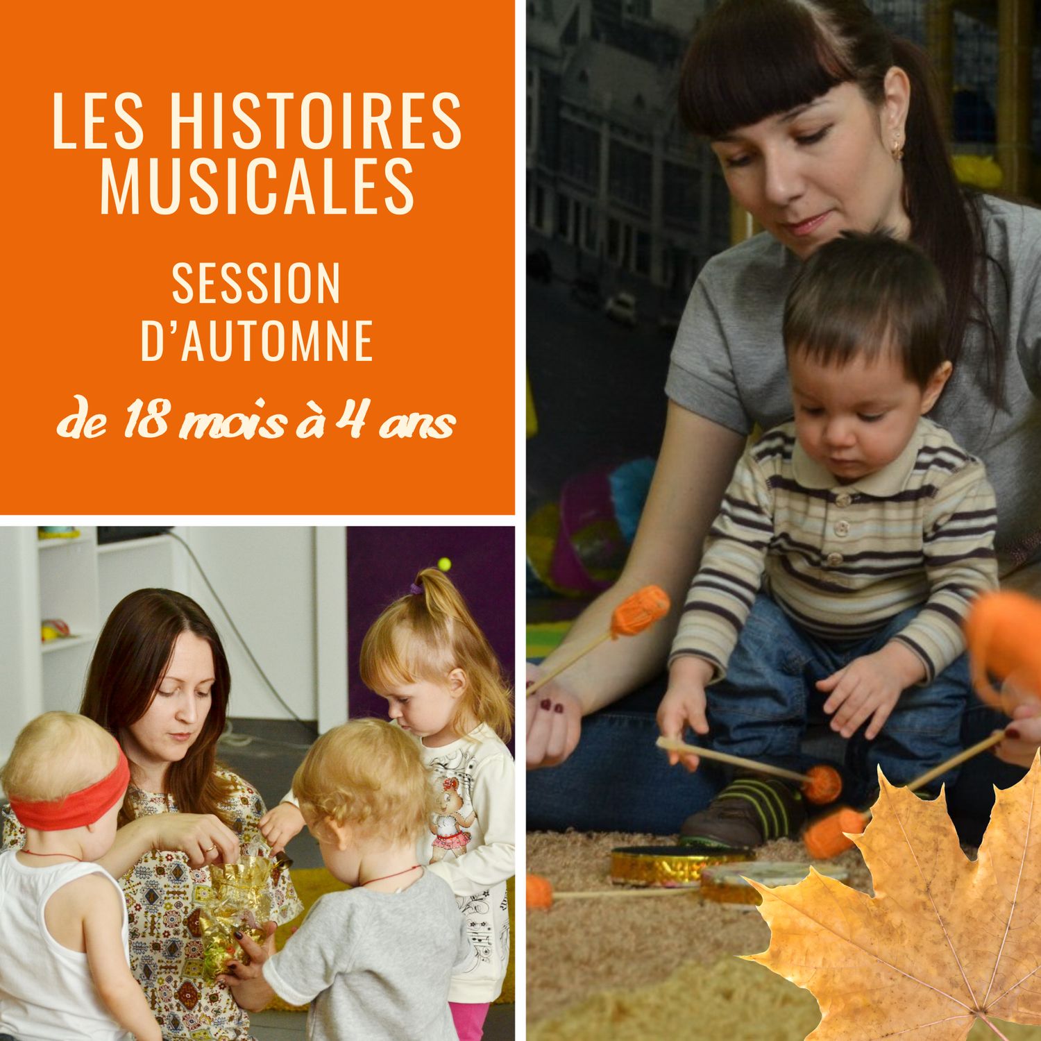 Les histoires musicales le mercredi à 17h