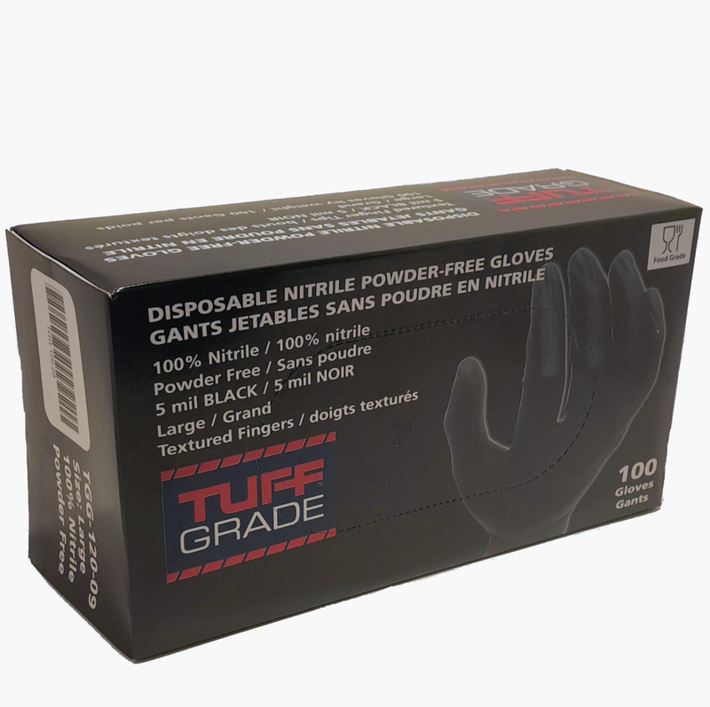 Black Nitrile Gloves