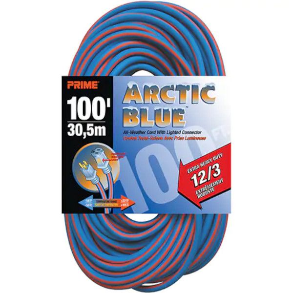 Prime Arctic Extension Cord 100'