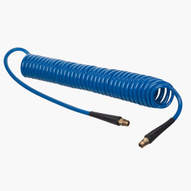 Self Storing Air Assembly 1/4" MNPT End - Multiple Lengths