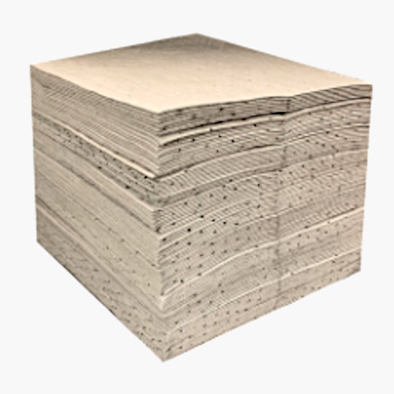 Universal Sorbent Pads, Single Ply, Med. Weight