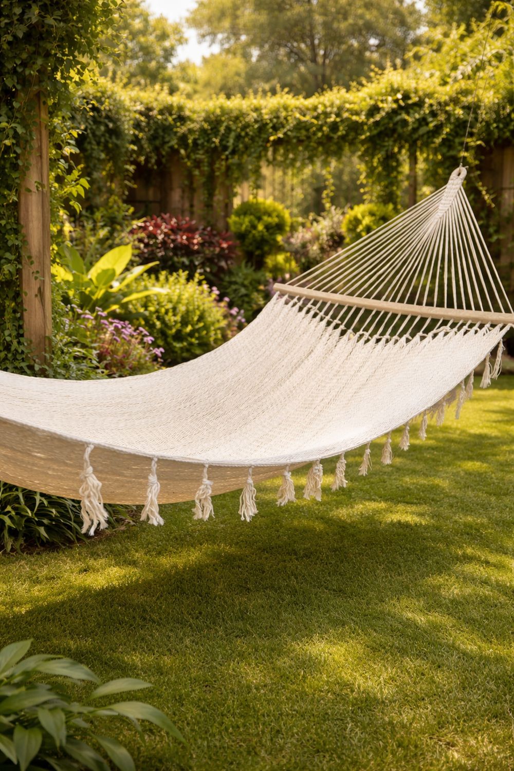 Hamaca con Madera Artesanal