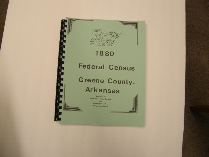 1880 Greene County Arkansas Census