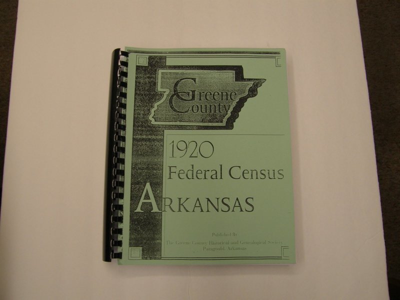 1920 Greene County Arkansas Census