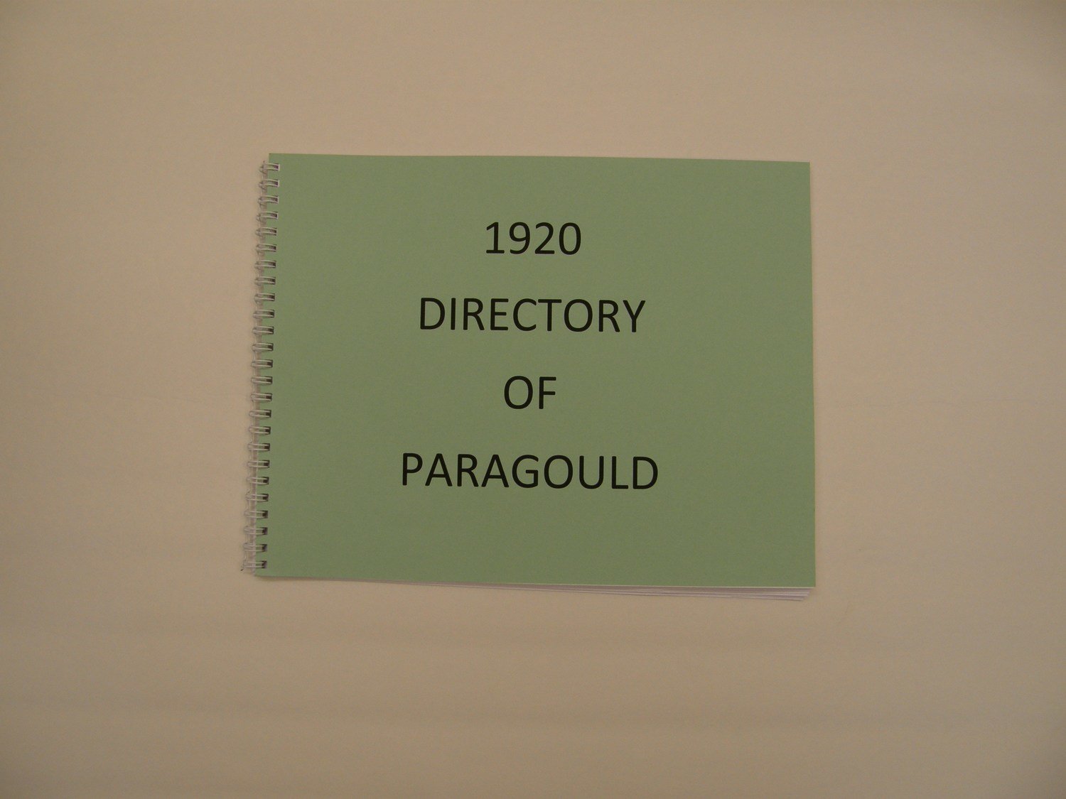 1920 Directory of Paragould