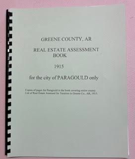 Real Estate Assessment Book 1915