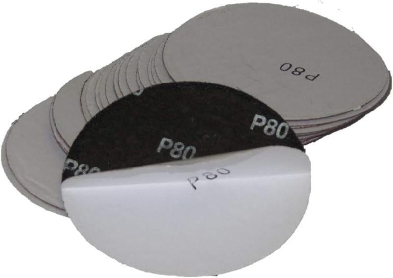 5&quot; PSA 80 Grit Sanding Discs (25 Packs)