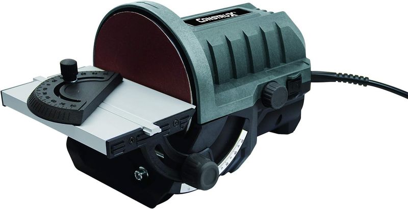 Construx 5&quot; Vibration Free Bench Top Disc Sander