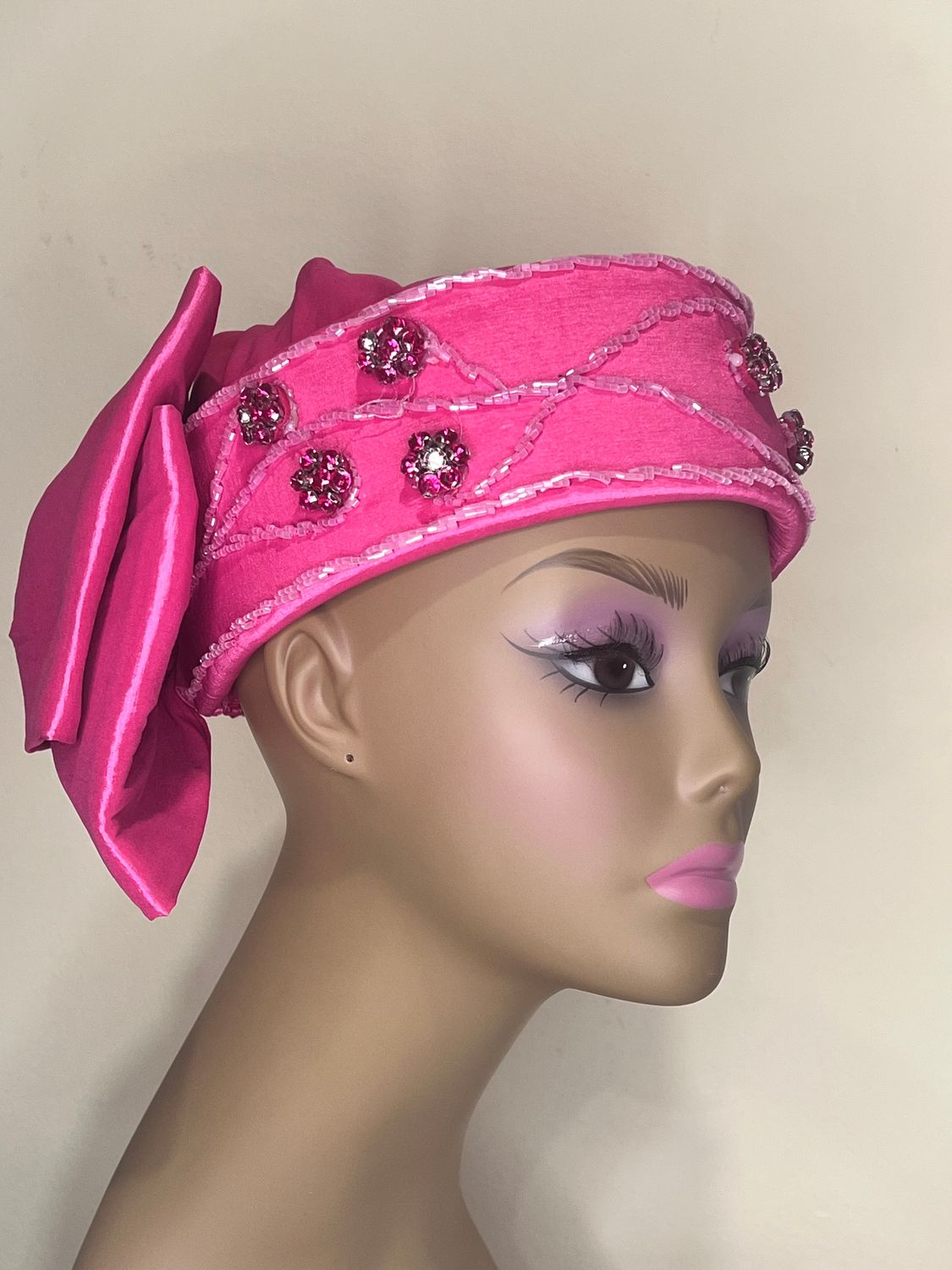 Pink Bowtie Cap