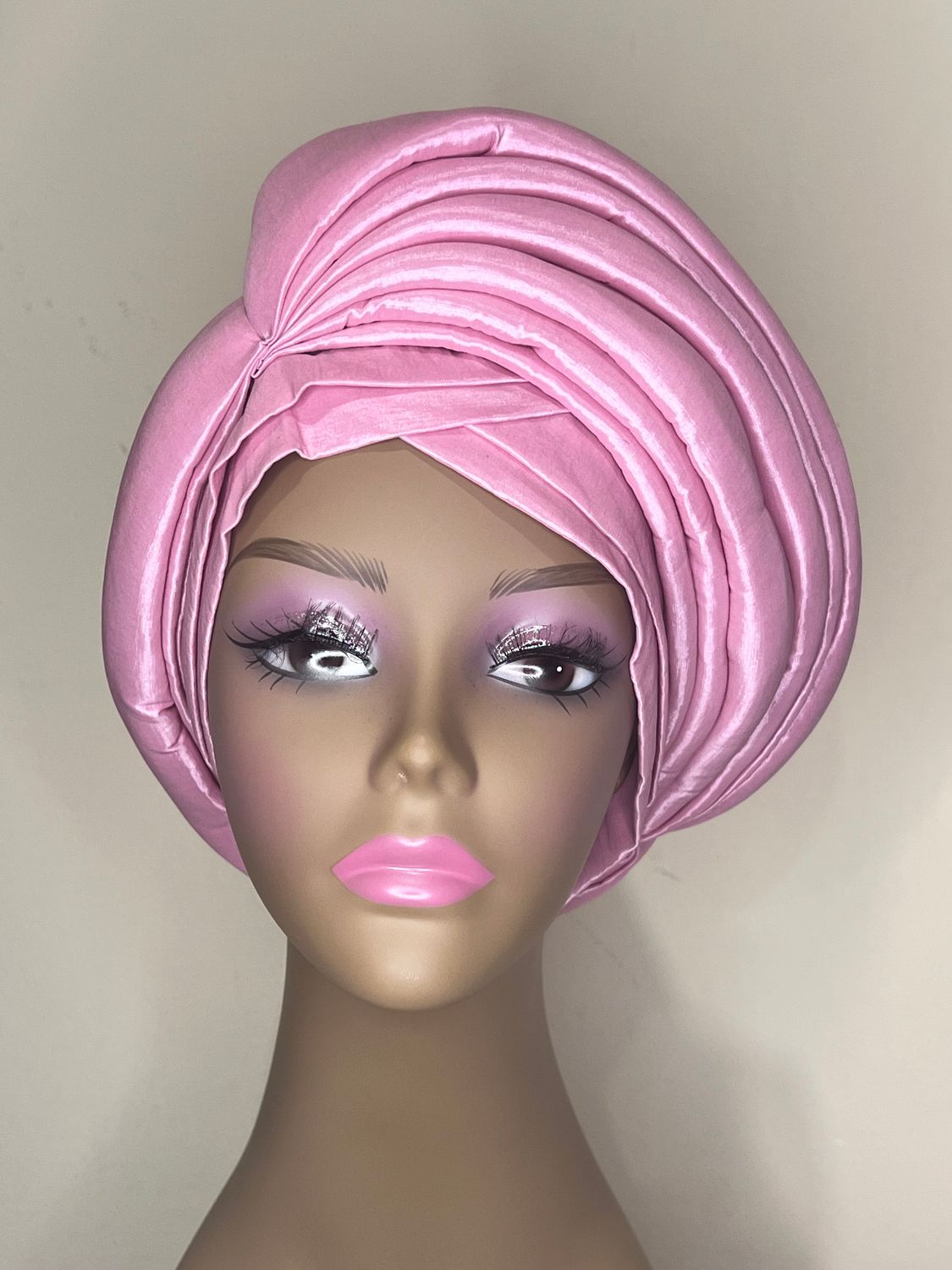 Elegant Pink Turban