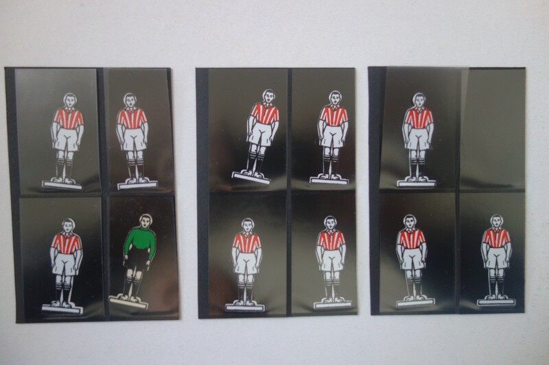 Subbuteo flat celluloid team 04 Stoke City perfect condition