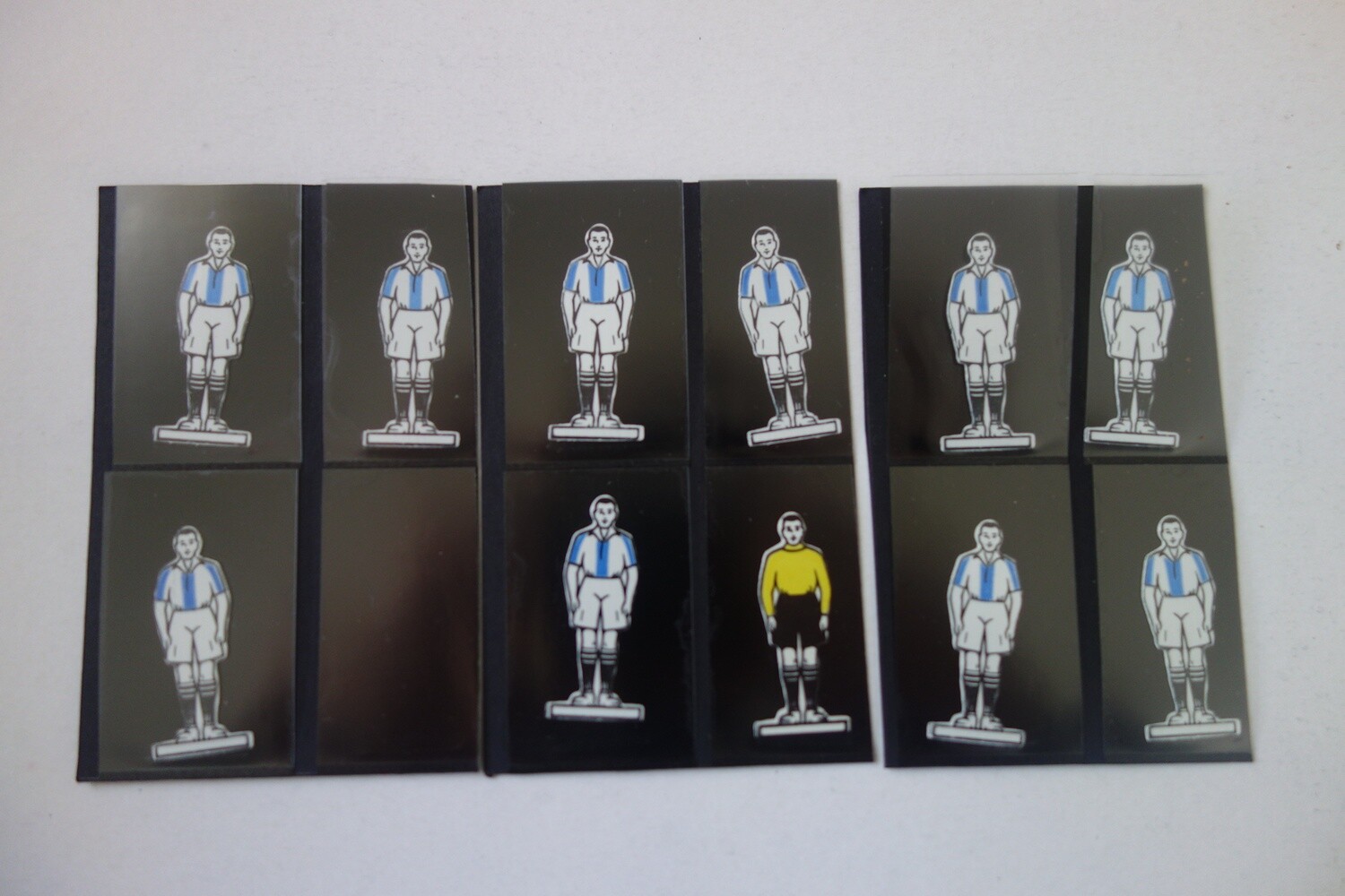 Subbuteo flat celluloid team 37 Oldham  perfect condition