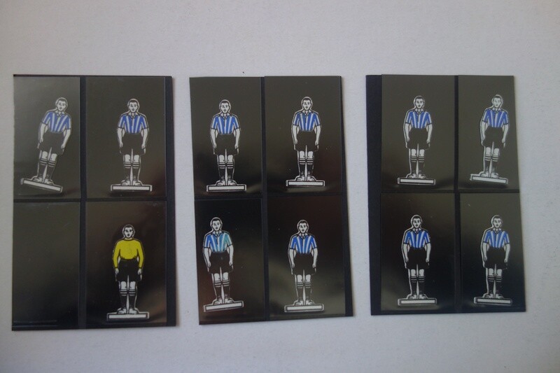 Subbuteo flat celluloid team 22 chester perfect condition