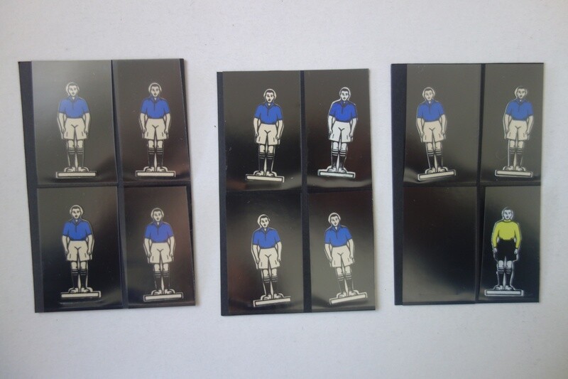 Subbuteo flat celluloid team 02 perfect condition