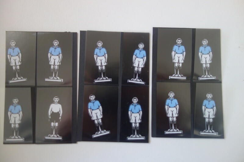 Subbuteo flat celluloid team 05 man city perfect condition