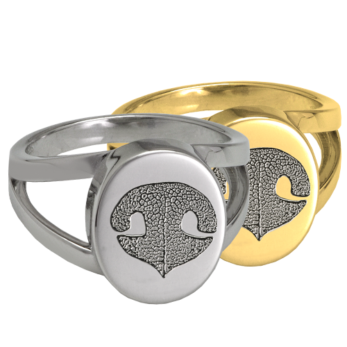 Nose Print Signet Ring