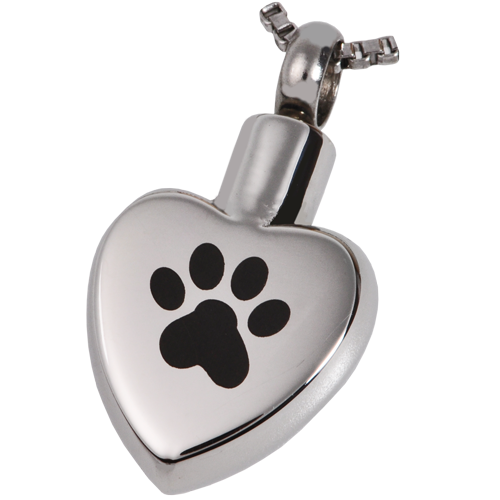 Stainless Steel Paw Pendant