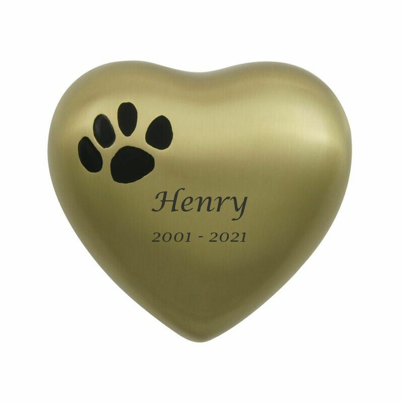 Heart Classic Paw Keepsake