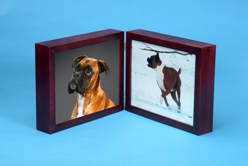 Mahogany Shadowbox Urn