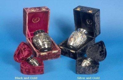 Silver &amp; Gold Urn