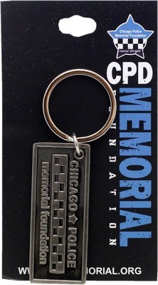 CPD Memorial Foundation Key Chain Steel