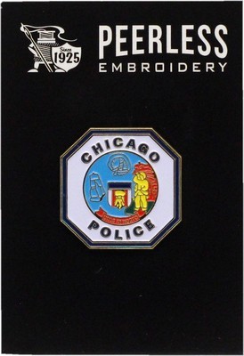 Chicago Police Octagon Lapel Pin