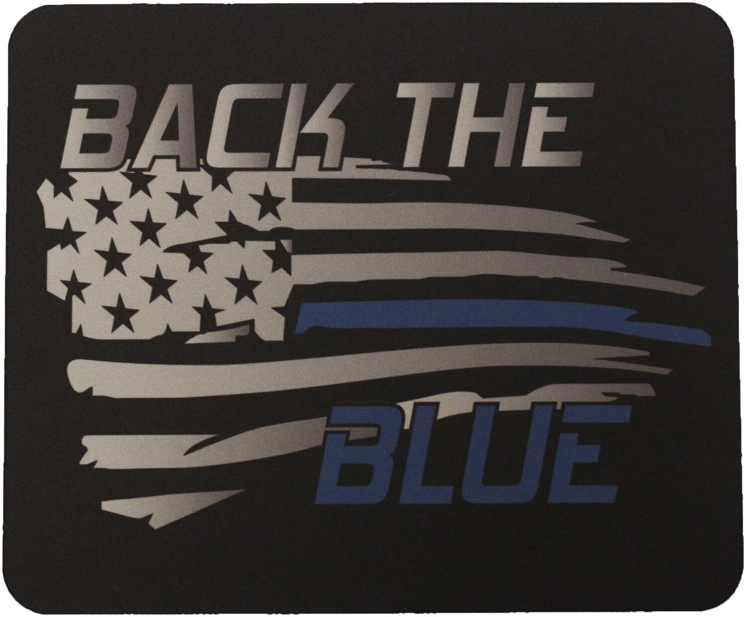 Blue Line Back The Blue Mouse Pad Sublimated