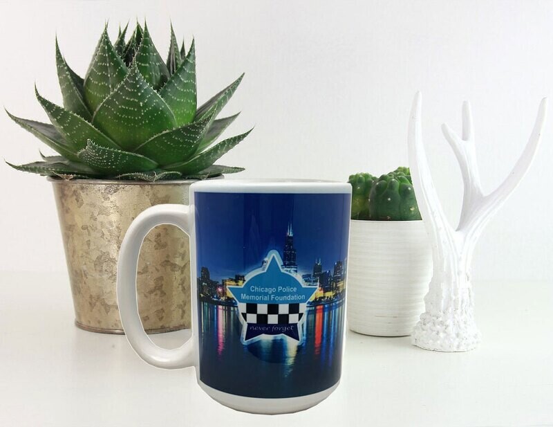 CPD Memorial Foundation Skyline Coffee Mug 2-Sided 15oz.