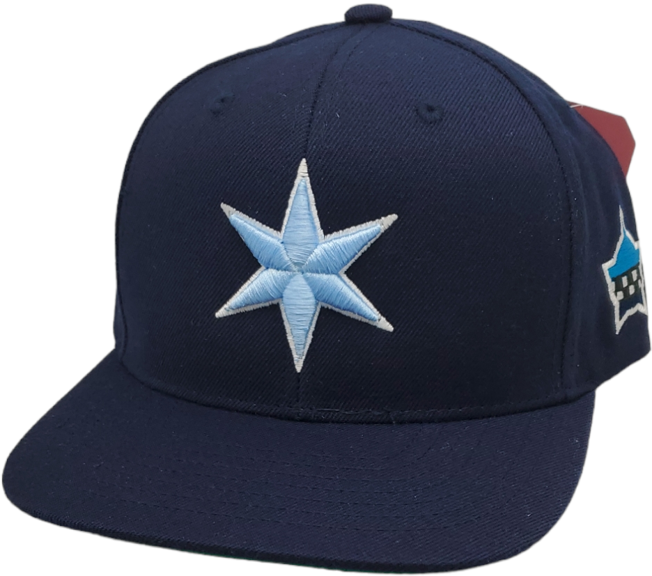 CPD Finest Baseball Star Logo Flat Bill Snapback Navy