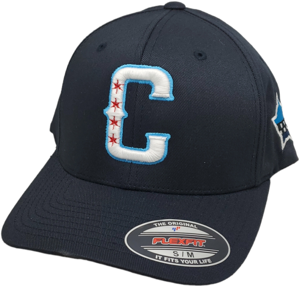 CPD Finest Baseball C Logo Flex Fit Hat Navy