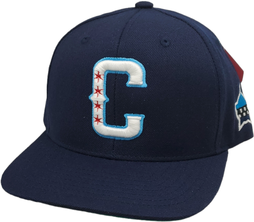 CPD Finest Baseball C Logo Flat Bill Snapback Navy