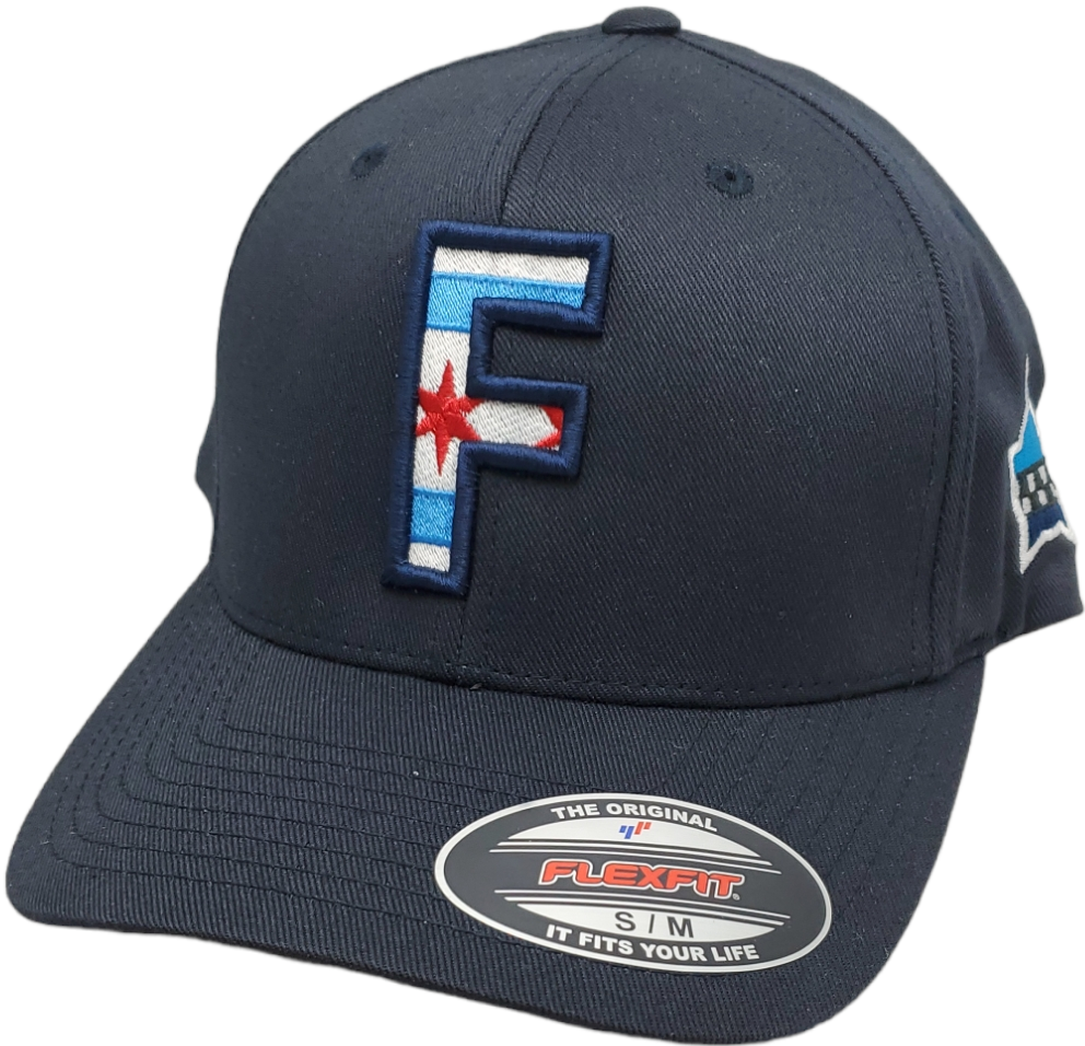 CPD Finest Baseball Raised Logo Flex Fit Hat Navy