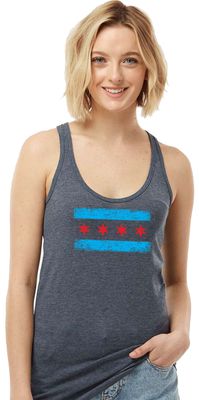 CPD Memorial  Chicago Flag Women's Tank Top
