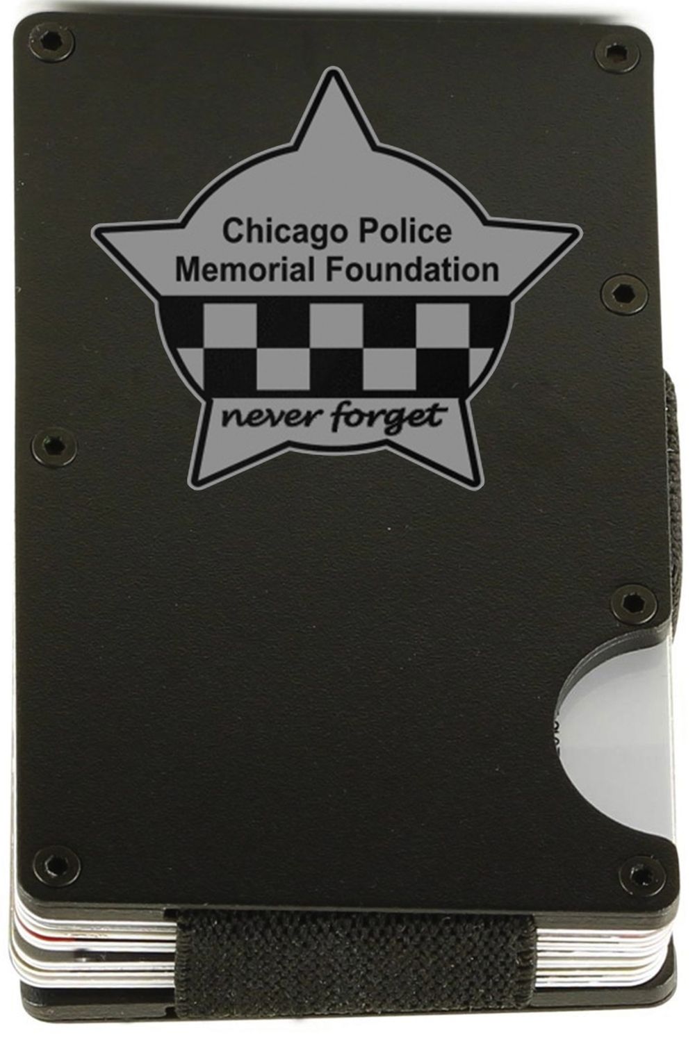 CPD Memorial RFID Blocking Card Wallet W/ Money Clip