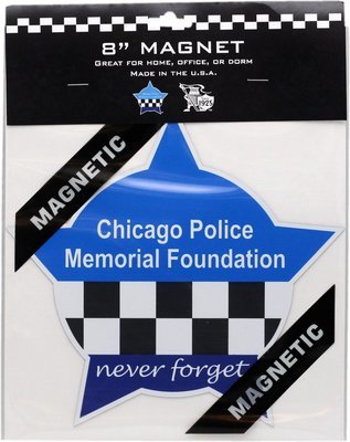 CPD Memorial Foundation Star Magnet 8"