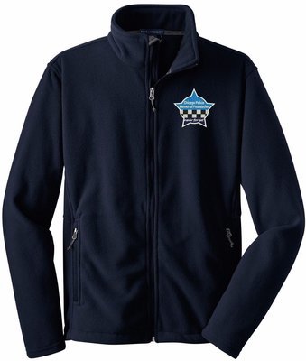 CPD Memorial Full Zip Fleece Jacket W/Embroidered Star Logo Navy Blue F217