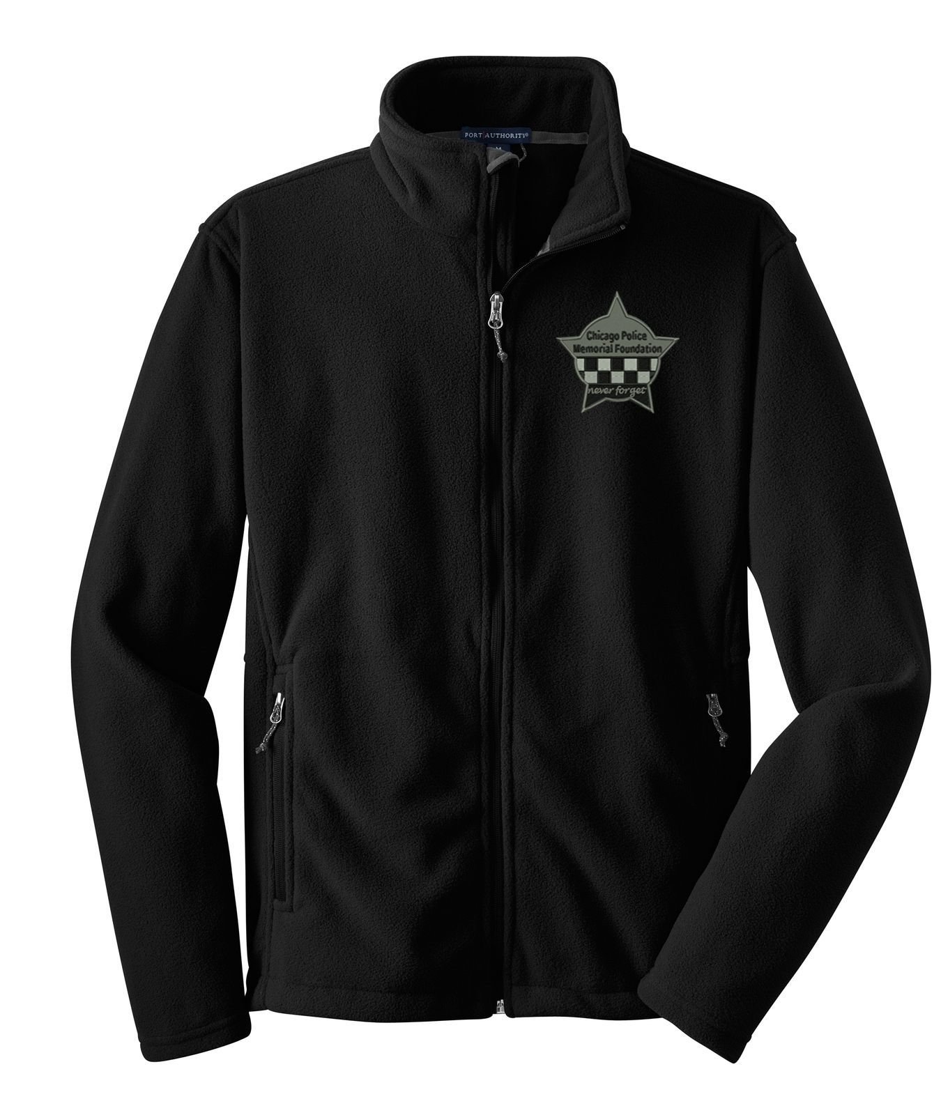 CPD Memorial Full Zip Fleece Jacket W/Embroidered Star Logo F217 | Chicago  Police Memorial Foundation