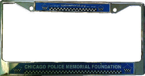 Chicago Police Memorial Metal Chrome Frame