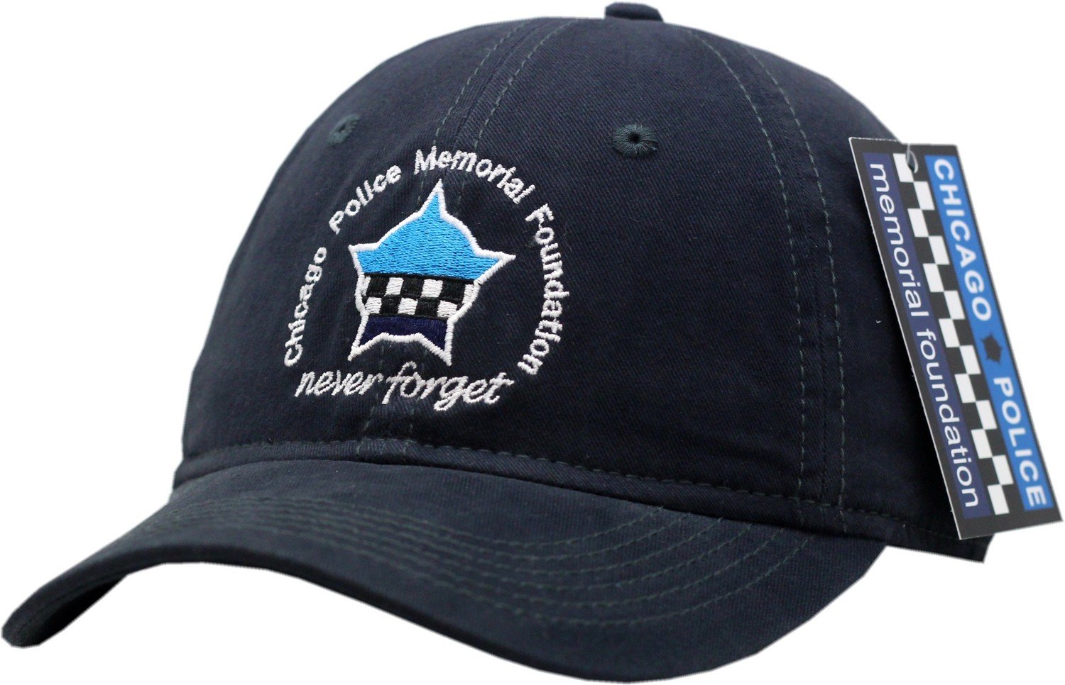 Chicago Police Memorial Navy Blue Buckle Back Hat
