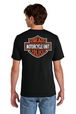Memorial Motorcycle Unit T-shirt with Harley Colors