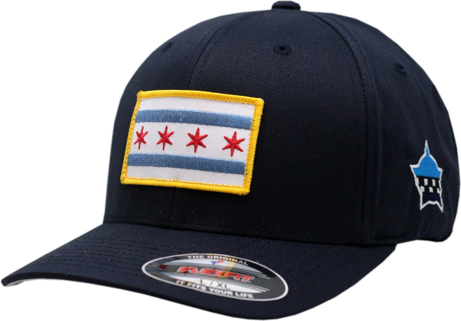 Chicago Flag Flex Fit Hat