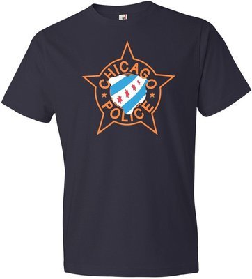 chicago cubs police shirt