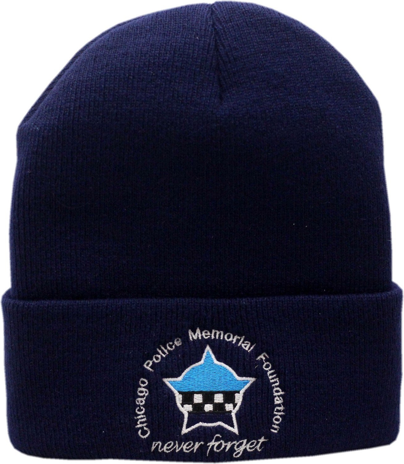 CPD Memorial Foundation Cuffed Knit Hat Navy