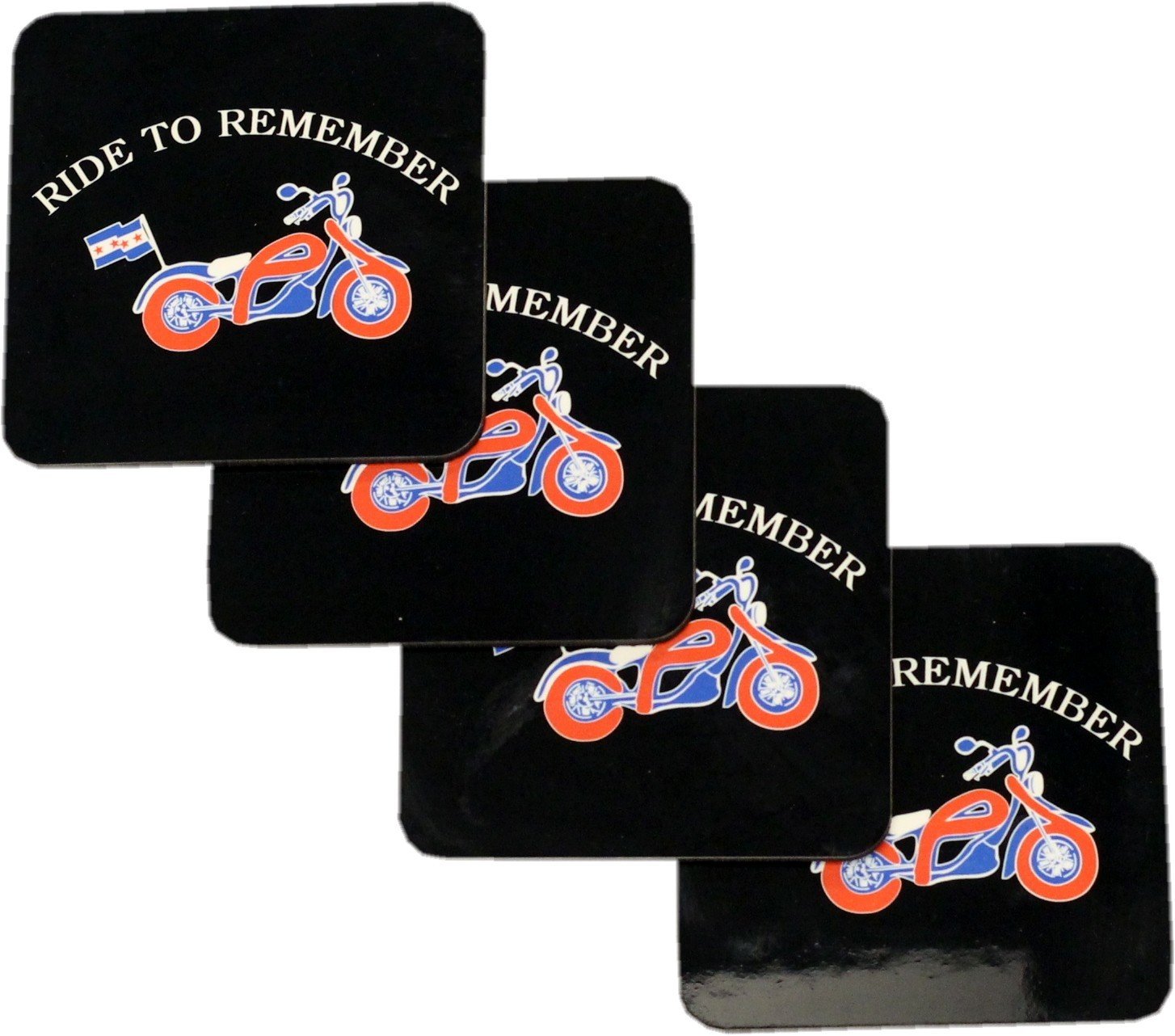 Ride To Remember Set of 4 Coaster Set