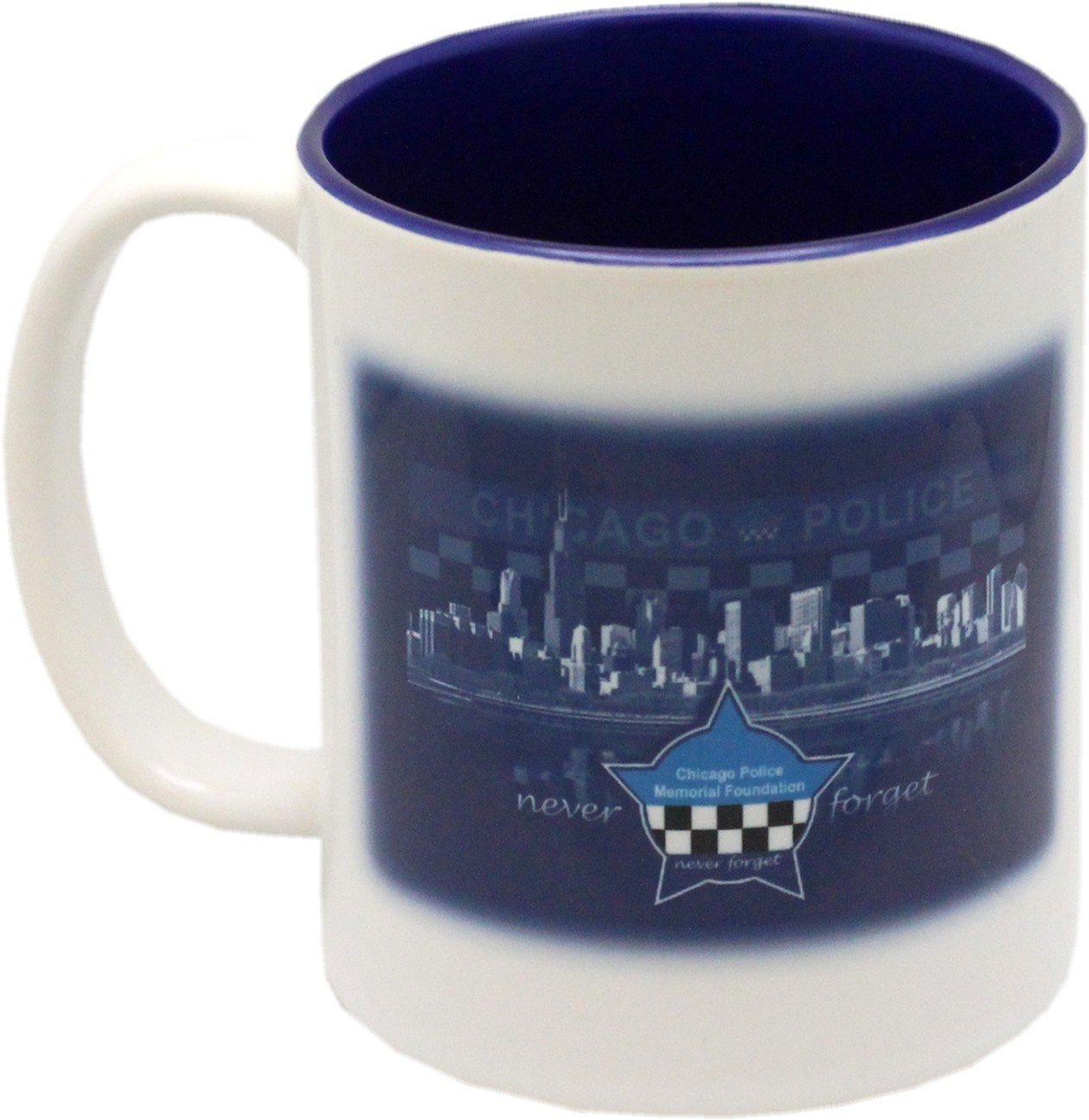 CPD Memorial Skyline Coffee Mug 2-Sided 10oz. | Chicago Police Memorial  Foundation