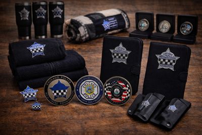 Lapel Pins, Challenge Coins, Drinkwear, Flags and Signs