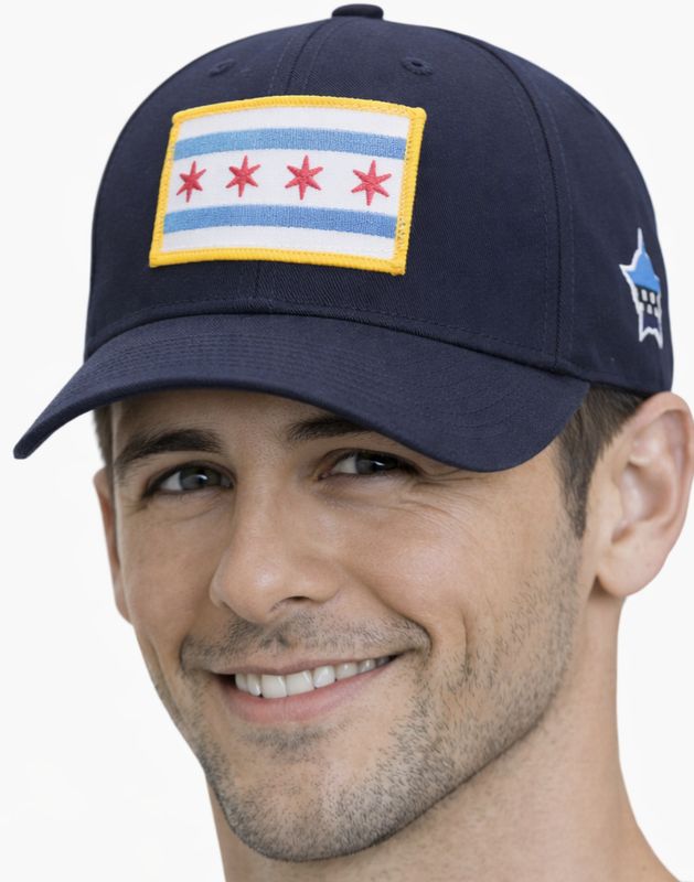Chicago Flag Adjustable Hat