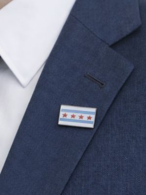 Chicago Flag Lapel Pin