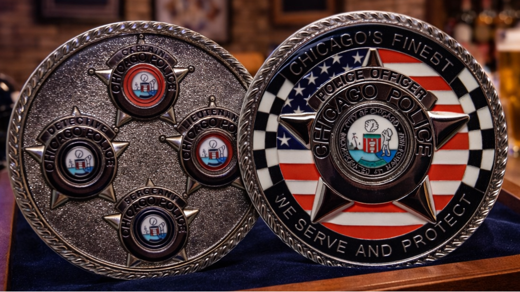 Chicago's Finest Challenge Coin 2-Sided